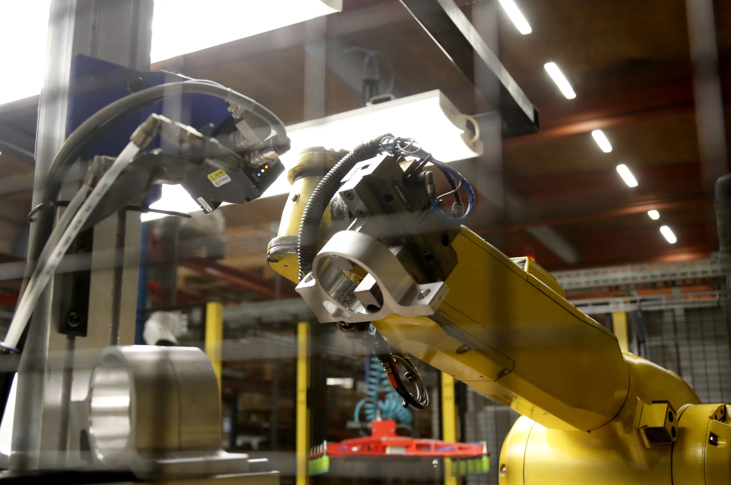 Automatiserad mätning hos kund, med Gocator från LMI.