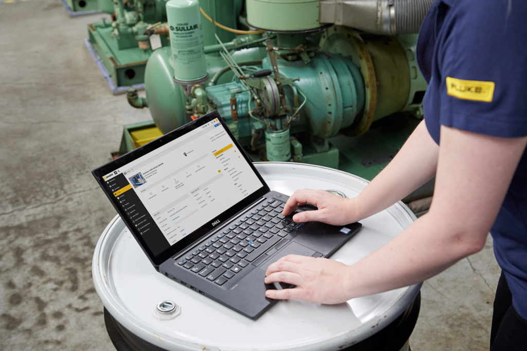 Fluke eMaint underhållsystem. Spara.