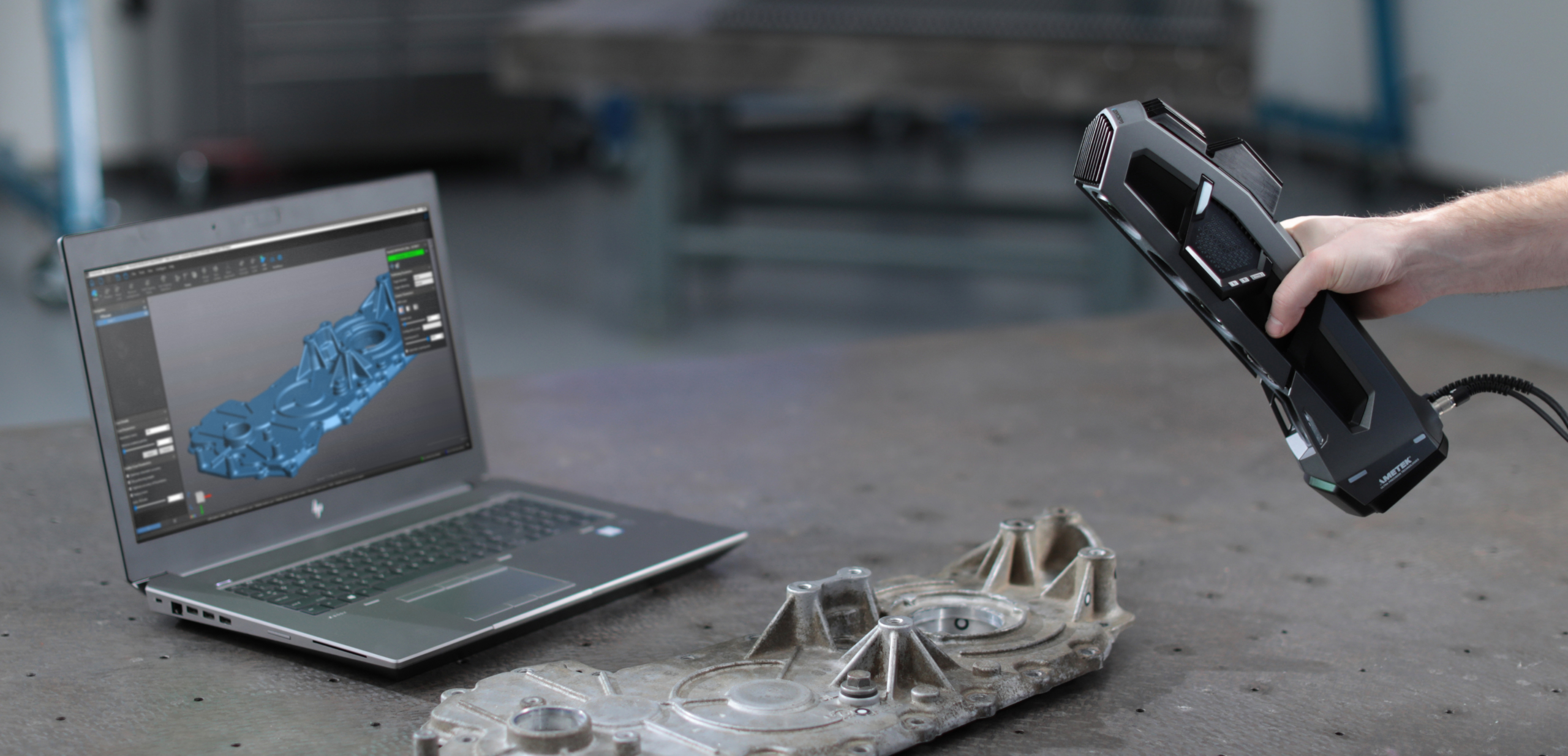 Scanning med Creaform Go!SCAN 3D 3D-scanner