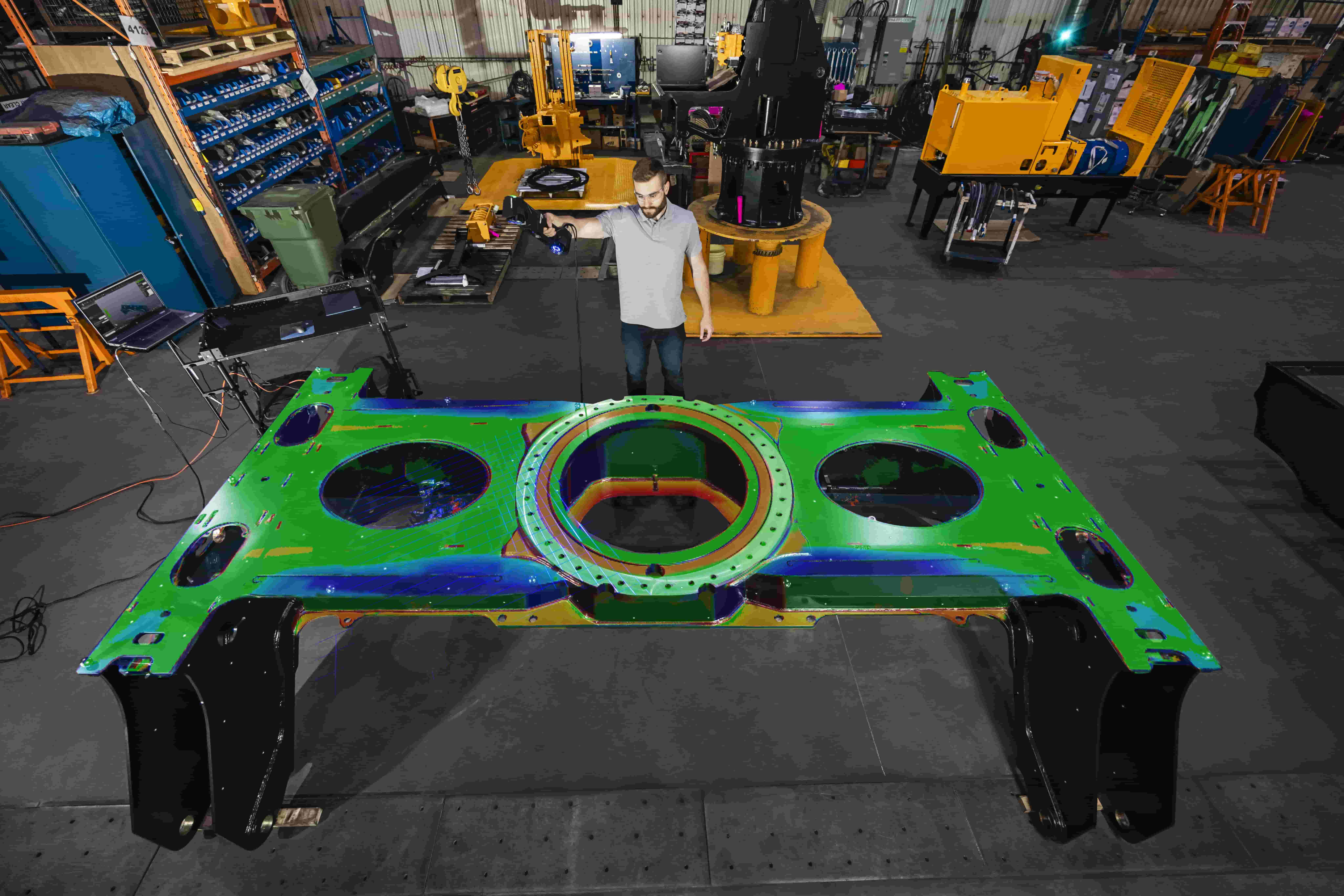 Handhållen 3D scanner, Creaform HandySCAN 3D MAX.