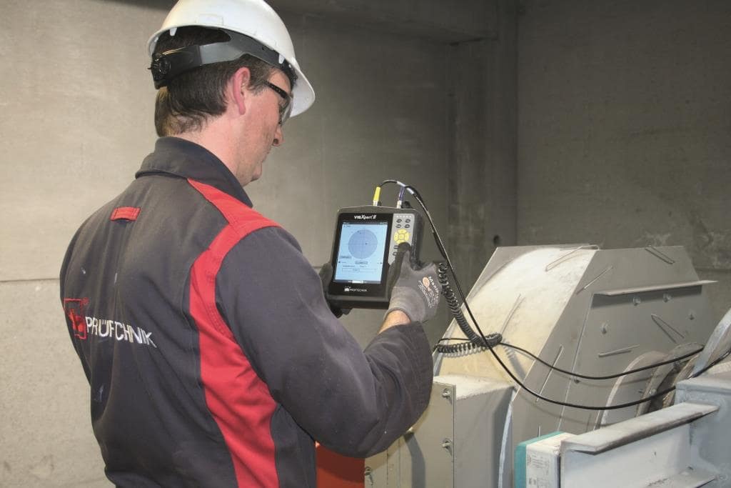 Mätning med VibXpert II Balancer.