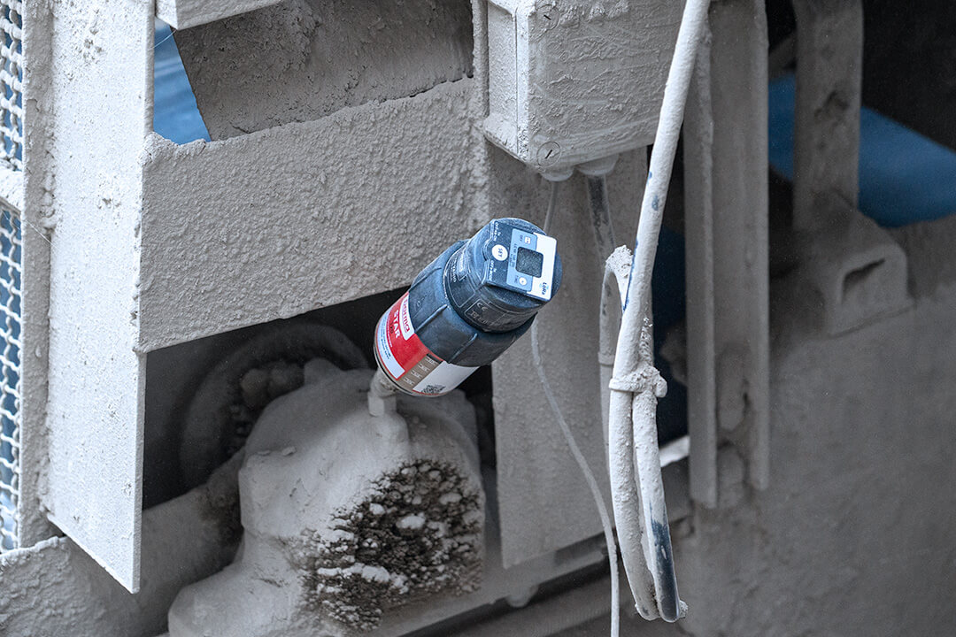 pureAlube monterad hos kund.